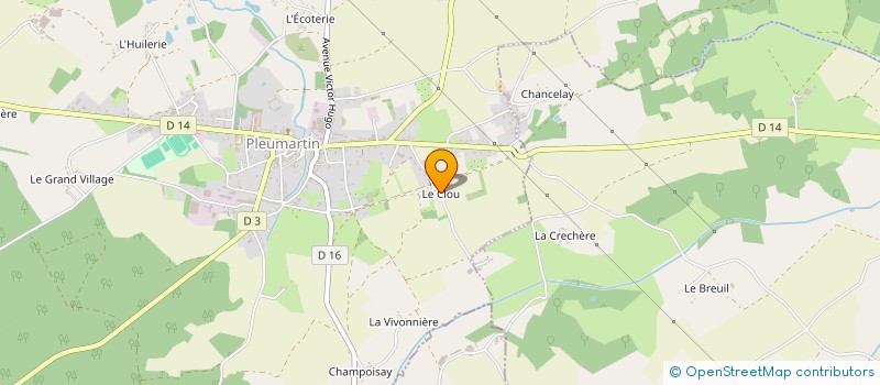 localisation de l'entreprise MADAME CHANTAL MORNE  PLEUMARTIN