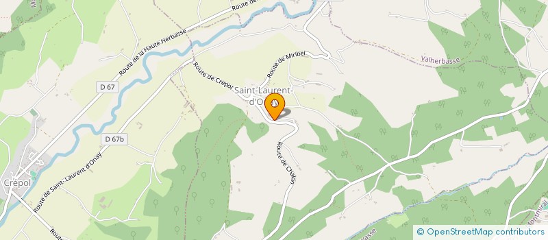 localisation de l'entreprise MADAME CHANTAL MOTTIN  SAINT-LAURENT-D'ONAY