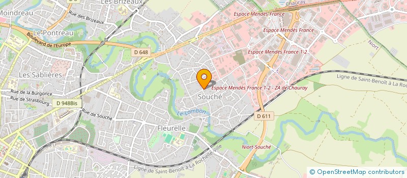 localisation de l'entreprise MADAME CHANTAL MOULENNE à NIORT