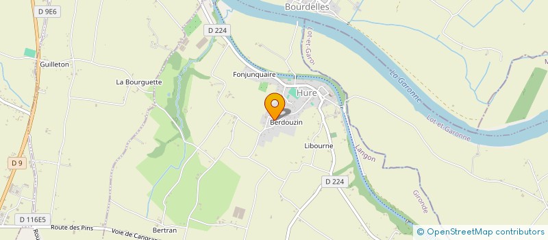 localisation de l'entreprise MADAME CHANTAL MOULINIER  HURE