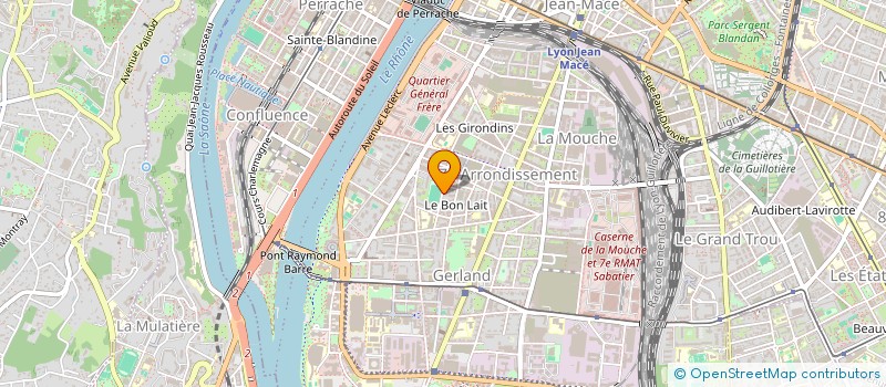 localisation de l'entreprise MADAME CHANTAL MOUROUX  LYON