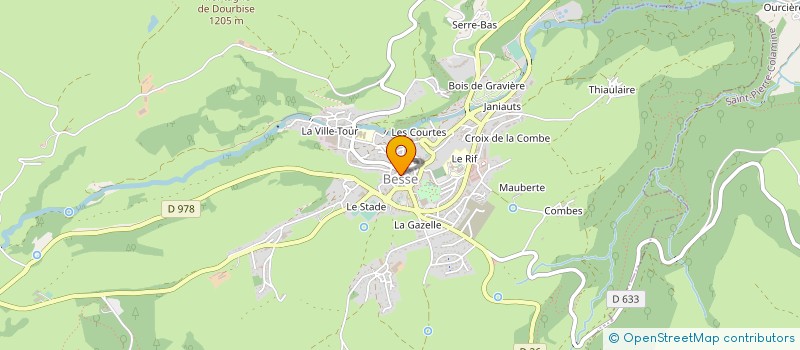 localisation de l'entreprise MADAME CHANTAL MOUSTIAL à BESSE-ET-SAINT-ANASTAISE