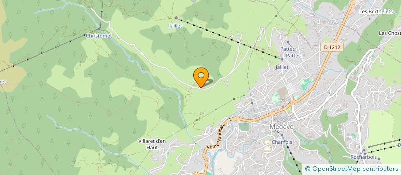 localisation de l'entreprise MADAME CHANTAL MUFFAT-MERIDOL  MEGEVE