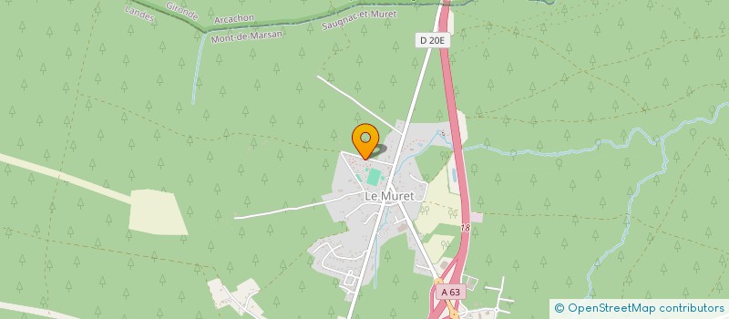 localisation de l'entreprise MADAME CHANTAL MUGICA à SAUGNAC-ET-MURET
