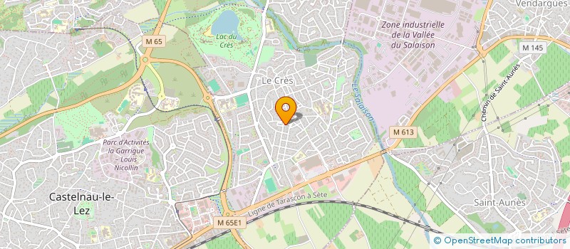 localisation de l'entreprise MADAME CHANTAL MULERO  LE CRES