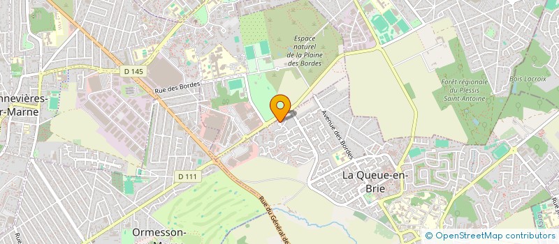 localisation de l'entreprise MADAME CHANTAL MULLER  LA QUEUE-EN-BRIE