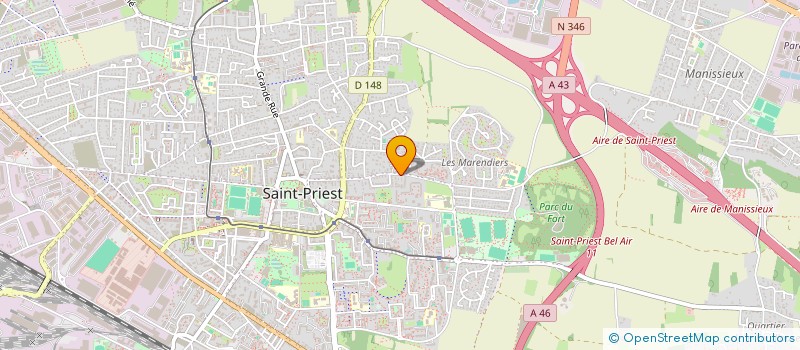 localisation de l'entreprise MADAME CHANTAL NAGLEWSKA  SAINT-PRIEST