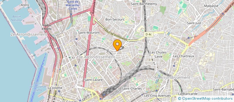 localisation de l'entreprise MADAME CHANTAL NATTAH à MARSEILLE