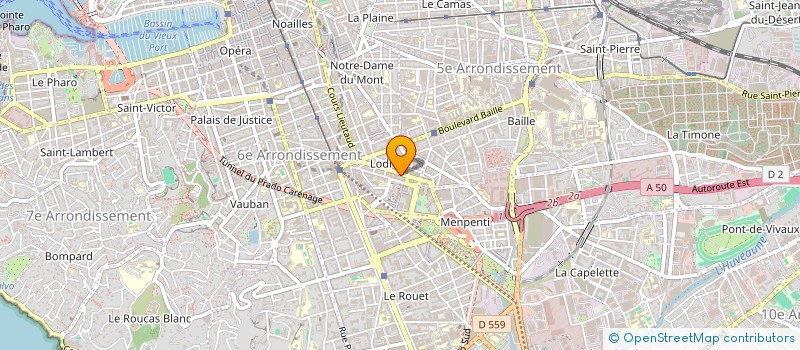 localisation de l'entreprise MADAME CHANTAL NICOLI à MARSEILLE