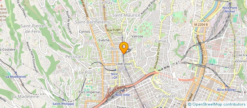 localisation de l'entreprise MADAME CHANTAL NIGRI à NICE