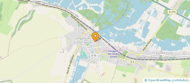 localisation de l'entreprise MADAME CHANTAL NIQUET  LONGPRE-LES-CORPS-SAINTS