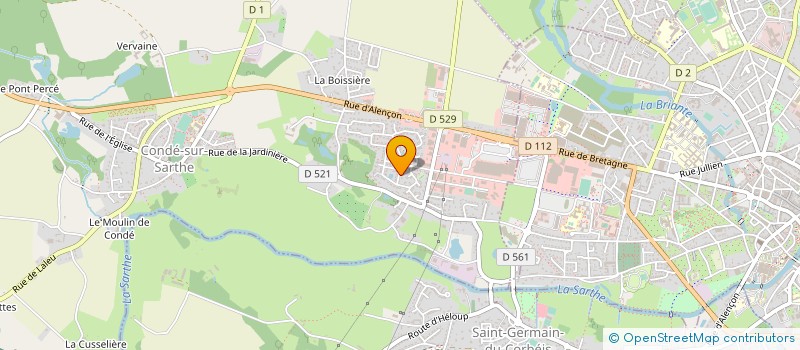 localisation de l'entreprise MADAME CHANTAL NOEL à CONDE-SUR-SARTHE
