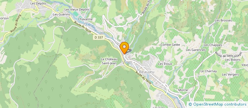 localisation de l'entreprise MADAME CHANTAL NOHERIE à BEAUJEU