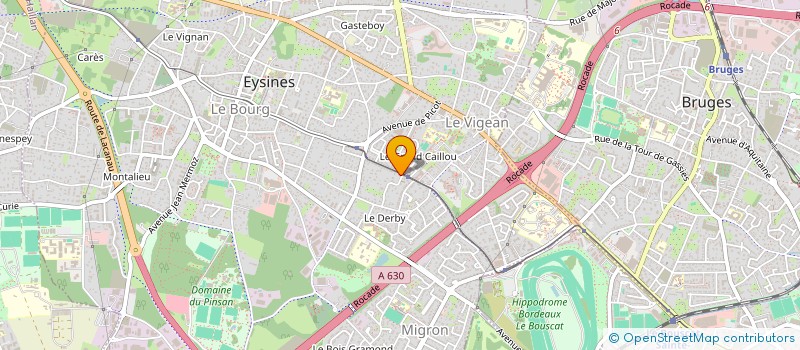 localisation de l'entreprise MADAME CHANTAL NORMAND  EYSINES