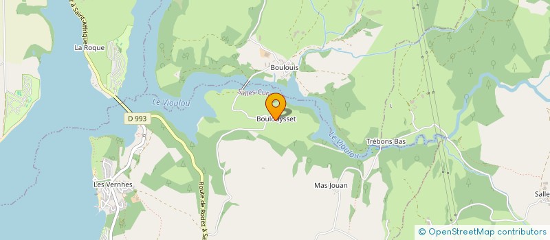 localisation de l'entreprise MADAME CHANTAL NOYRIGAT  SALLES-CURAN