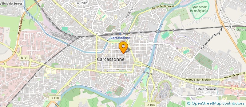 localisation de l'entreprise MADAME CHANTAL OLIVE  CARCASSONNE