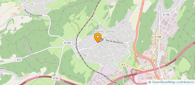 localisation de l'entreprise MADAME CHANTAL OTHENIN GIRARD  MISEREY SALINES