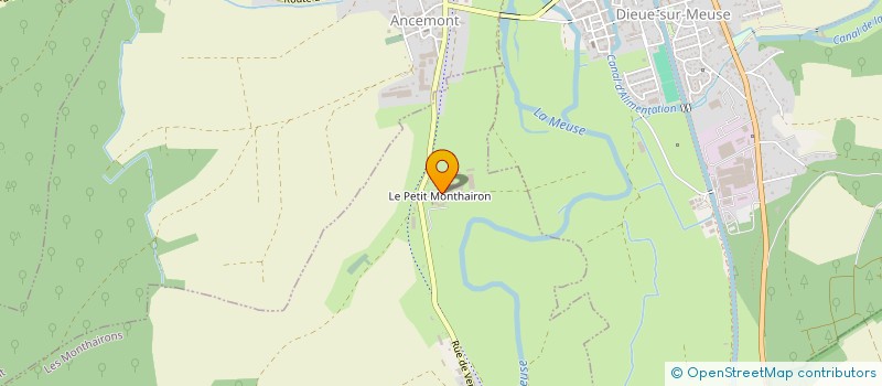 localisation de l'entreprise MADAME CHANTAL OUDART à LES MONTHAIRONS