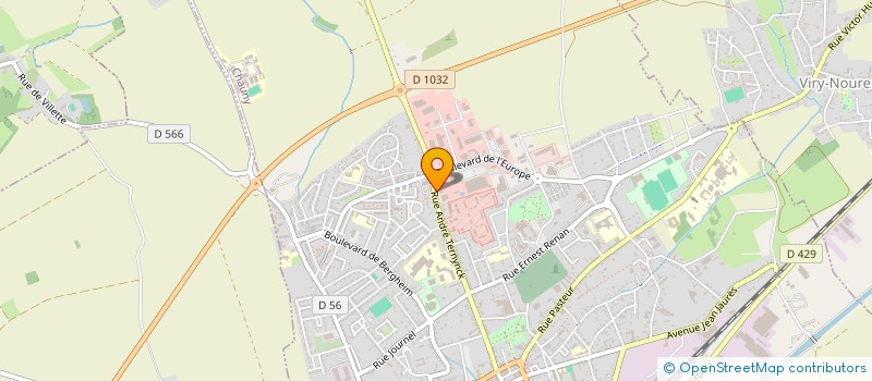 localisation de l'entreprise MADAME CHANTAL OVEN  CHAUNY