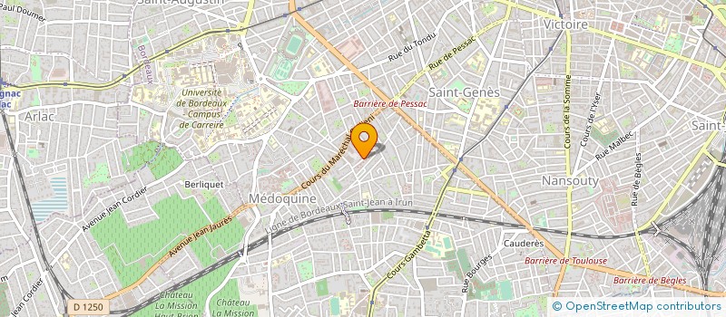 localisation de l'entreprise MADAME CHANTAL PANAZOL à TALENCE