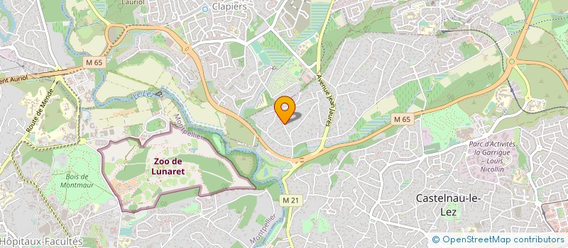 localisation de l'entreprise MADAME CHANTAL PAOLI  LA GRANDE-MOTTE