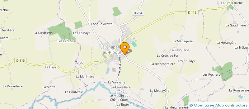 localisation de l'entreprise MADAME CHANTAL PARSEHOGZOU  LA CHAPELLE-AU-RIBOUL