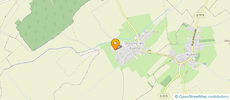 localisation de l'entreprise MADAME CHANTAL PARSY à DOUCHY-LES-AYETTE