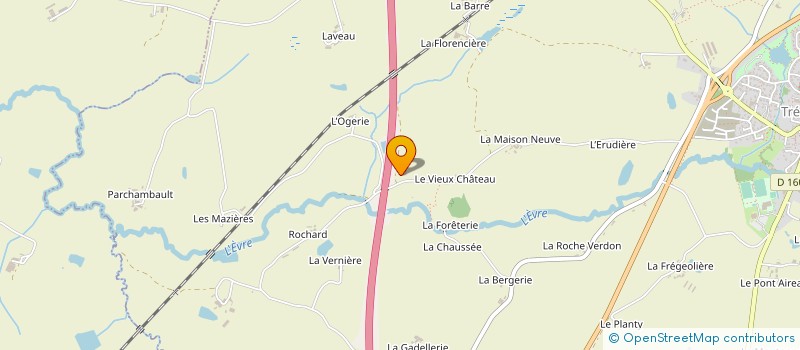 localisation de l'entreprise MADAME CHANTAL PELLOUET  CHANTELOUP LES BOIS