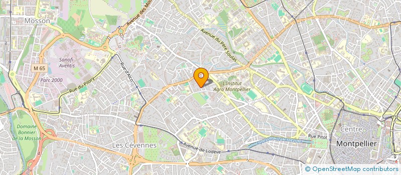 localisation de l'entreprise MADAME CHANTAL PENEAU à MONTPELLIER