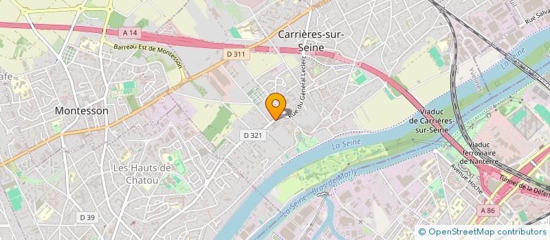 localisation de l'entreprise MADAME CHANTAL PENOT  CARRIERES-SUR-SEINE