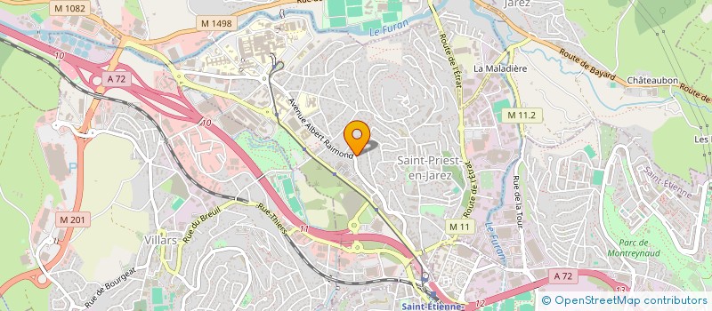 localisation de l'entreprise MADAME CHANTAL PERBET  SAINT-PRIEST-EN-JAREZ
