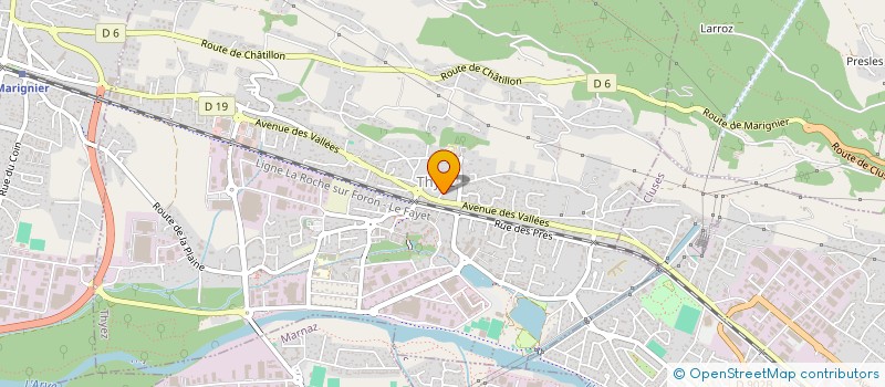 localisation de l'entreprise MADAME CHANTAL PERCHE  THYEZ