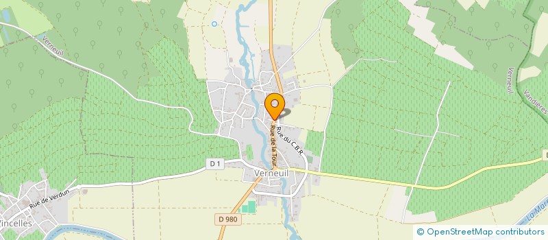 localisation de l'entreprise MADAME CHANTAL PEREIRA  VERNEUIL