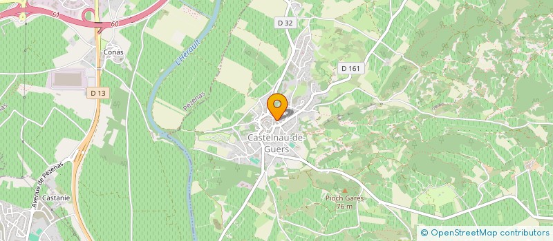 localisation de l'entreprise MADAME CHANTAL PEREZ  CASTELNAU-DE-GUERS