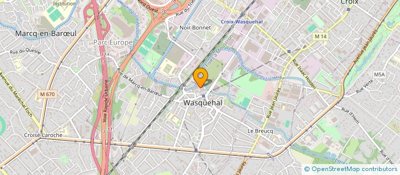 localisation de l'entreprise MADAME CHANTAL PERIN  WASQUEHAL