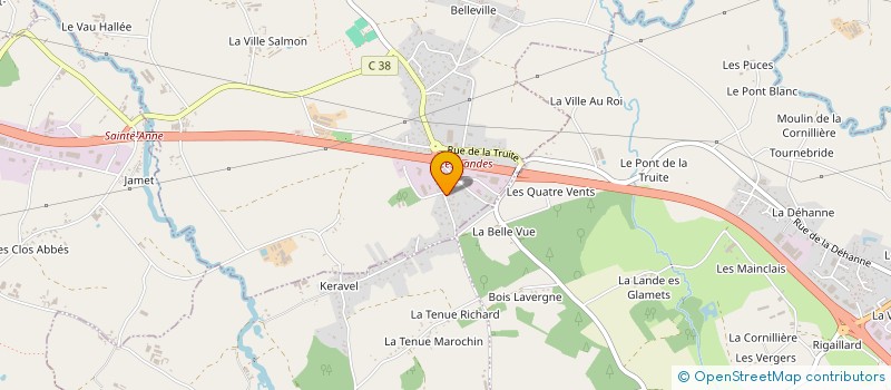 localisation de l'entreprise MADAME CHANTAL PERIOU  LANDEHEN