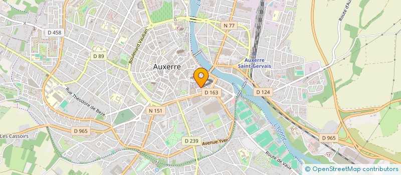 localisation de l'entreprise MADAME CHANTAL PERREAU à AUXERRE