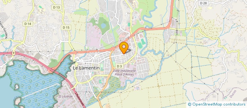 localisation de l'entreprise MADAME CHANTAL PERRIER  LE LAMENTIN