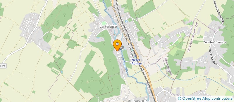 localisation de l'entreprise MADAME CHANTAL PERSUY  LA FALAISE