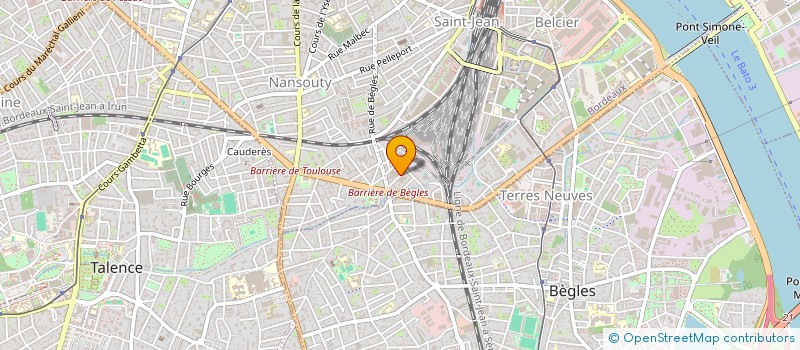 localisation de l'entreprise MADAME CHANTAL PETIT  BORDEAUX