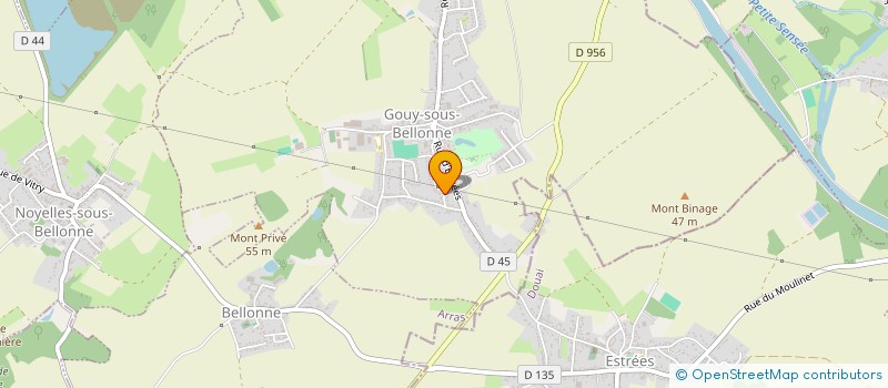 localisation de l'entreprise MADAME CHANTAL PETIT-ROUX  GOUY-SOUS-BELLONNE