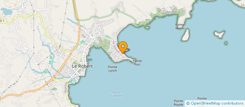 localisation de l'entreprise MADAME CHANTAL PETRO à LE ROBERT