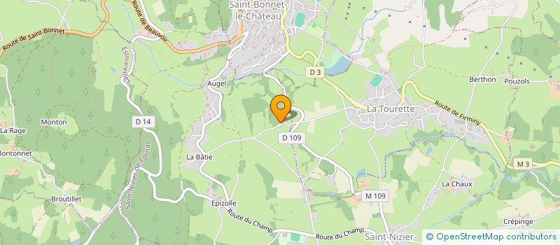 localisation de l'entreprise MADAME CHANTAL PHILIDET  MERLE-LEIGNEC