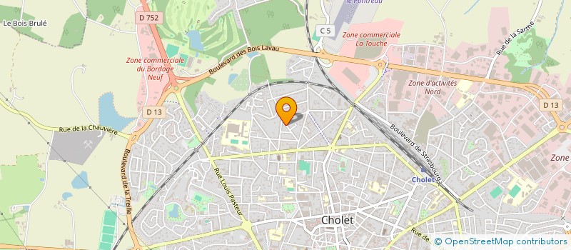 localisation de l'entreprise MADAME CHANTAL PICARD à CHOLET