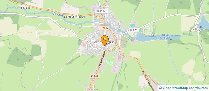 localisation de l'entreprise MADAME CHANTAL PICARD à ARNAY-LE-DUC