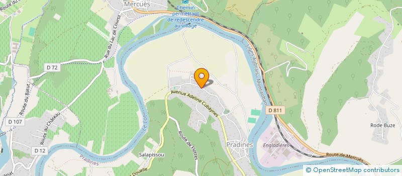 localisation de l'entreprise MADAME CHANTAL PICCO  PRADINES