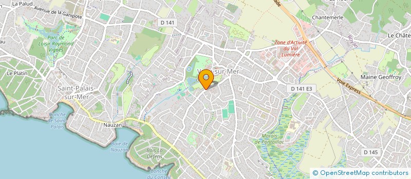 localisation de l'entreprise MADAME CHANTAL PICORON  VAUX-SUR-MER