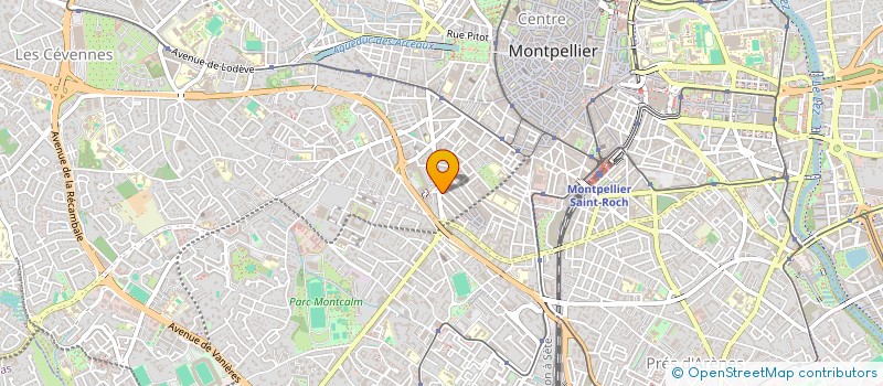 localisation de l'entreprise MADAME CHANTAL PIERRE à MONTPELLIER