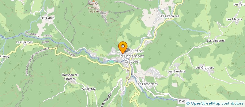 localisation de l'entreprise MADAME CHANTAL PIN  ENTREMONT-LE-VIEUX