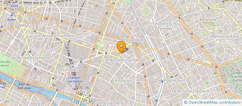 localisation de l'entreprise MADAME CHANTAL PINAULT  PARIS